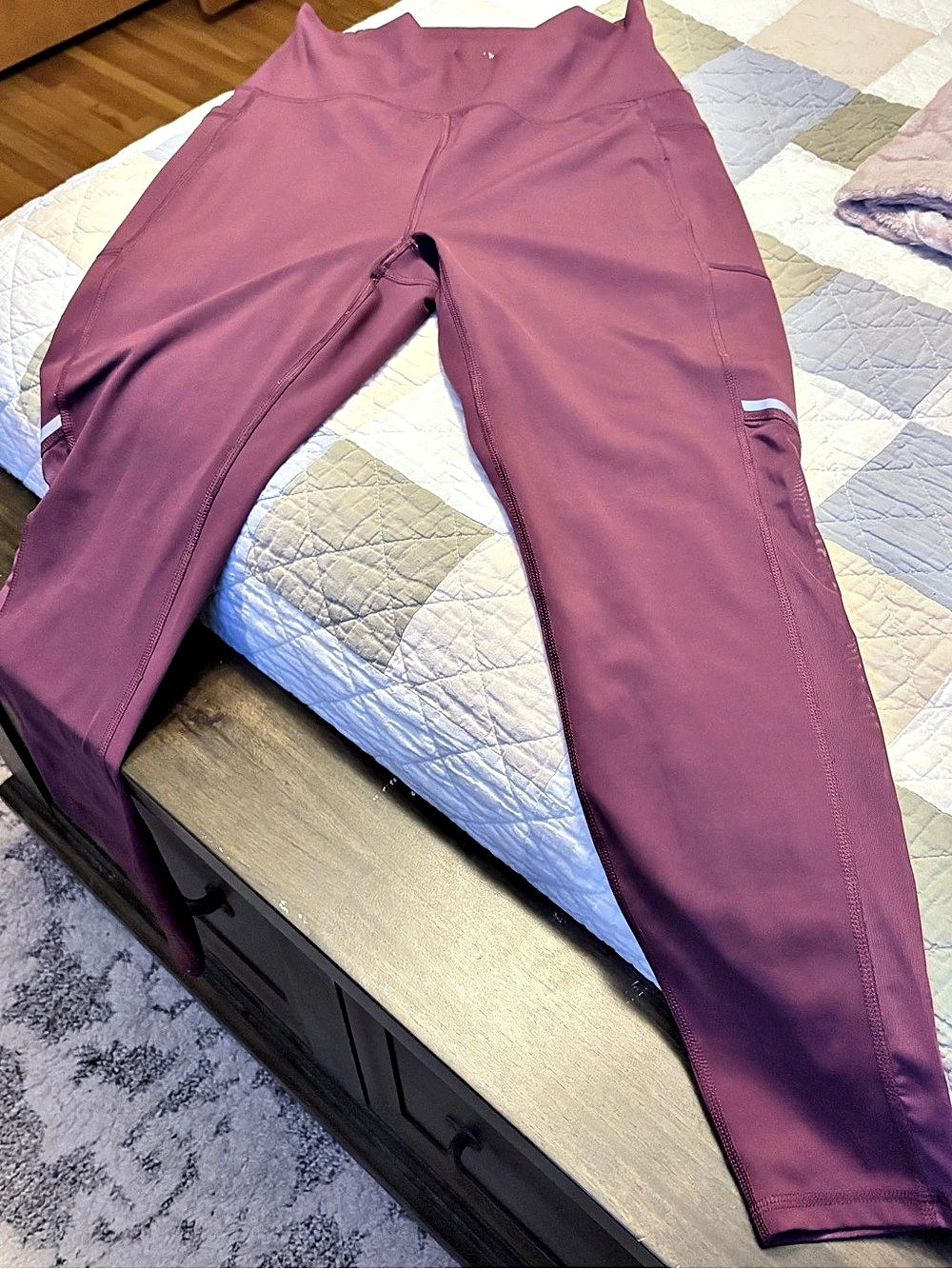 Spyder Active Women's Athletic Leggings Purple Size Medium Like New